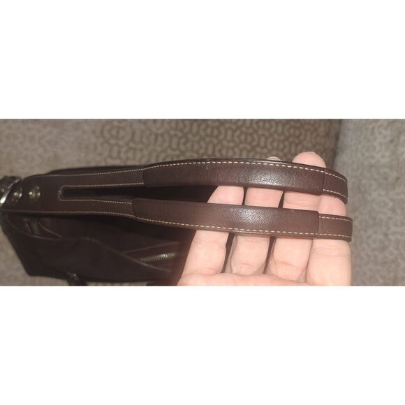 Vintage Coach 1417 East West Legacy Shoulder Bag in Brown Soft Leather 1417 - Picture 5 of 11